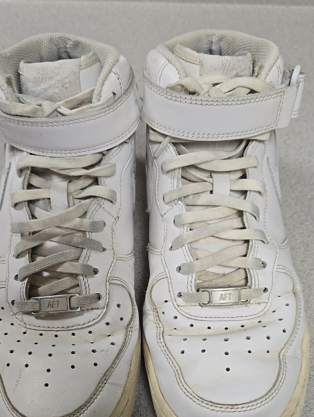AF 1 Nike White High-Top Athletic Shoes